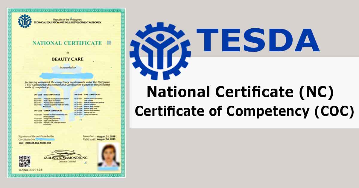 How to Get a TESDA Assessment and Certificates? TESDA Help Guide