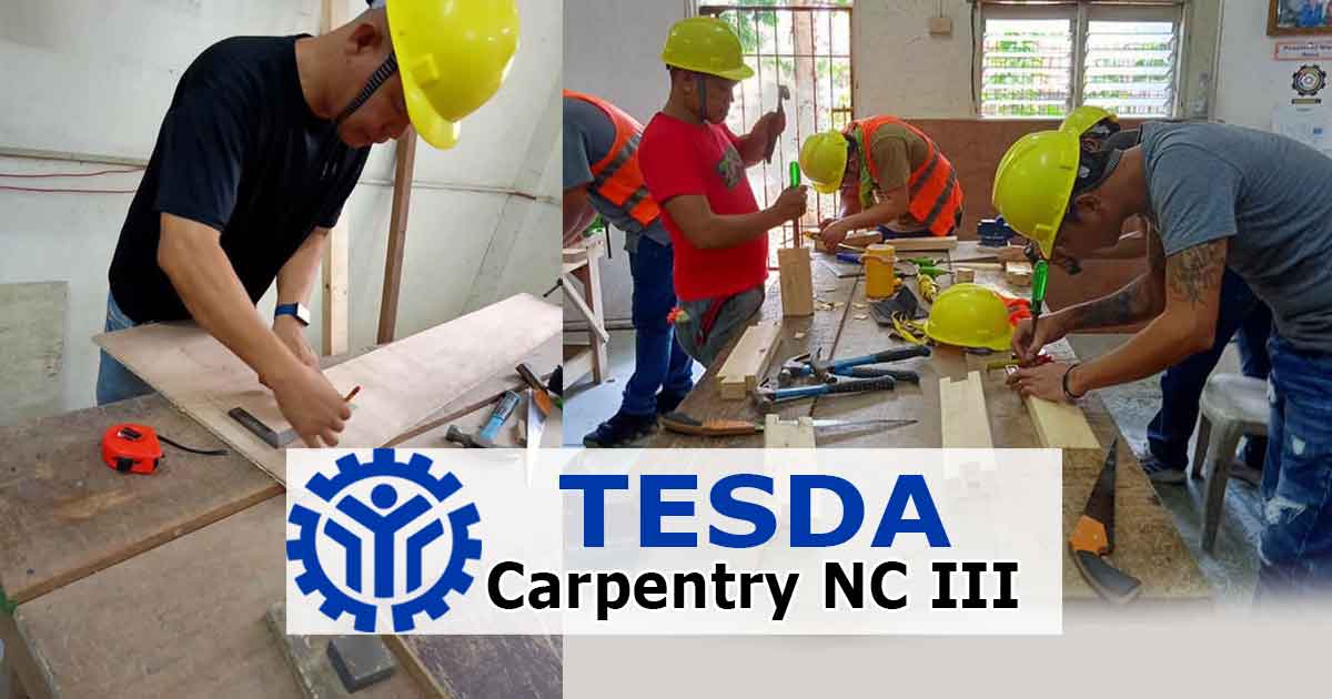 what is carpentry in tesda? 2